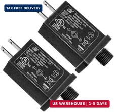 2 Pcs 12V 1A Replacement Yard Inflatable Adapter, Class 2 Power Supply picture