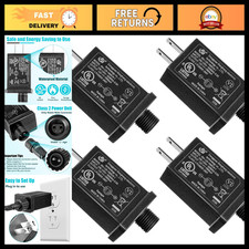 4 Pack 12V 1A Inflatable Yard Decor Adapter, Class 2 Power Supply, Outdoor Use picture
