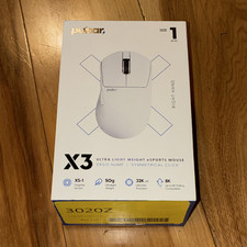 Pulsar X3 Wireless Optical Gaming Mouse 32K DPI 5-Button White Size 1 Mini picture