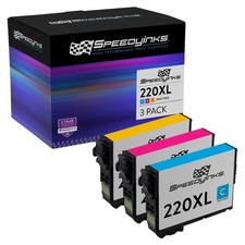 SPEEDY 3PK 220XL Ink Reman for Epson 220XL 220 XP-320 XP-420 XP424 WF2630 WF2650 picture