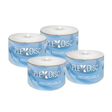 200 PC PlexDisc 16X 4.7 GB DVD-R White Inkjet Hub Printable Disc 632-210 picture
