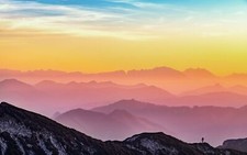 Landscape mountains rocks hills rock climbing sky clouds Custom Gaming Mat Desk picture