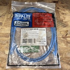 N201-005-BL TRIPP-LITE CAT 6 PATCH CORD 5FT BLUE NEW picture