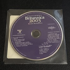 SEALED Vintage Encyclopedia Britannica 2003 Ready Reference CD Rom picture