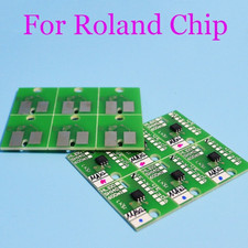 6Pc Permanent Chips, Fits Roland Versa UV LEC‑540 LEC‑330 LEC‑300 LEJ‑640 LEF‑20 picture