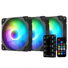 3 Pack Vetroo 120mm ARGB LED Computer Case Fan for CPU Cooling Addressable RGB picture