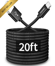 CLEEFUN 20FT Long USB C Cable USB to Type C Charging Cable Fast Charger picture