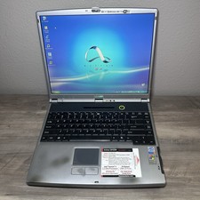 Sharp GP22W Vintage P4 Laptop Floppy Parallel WinXP No Battery Tested Working picture