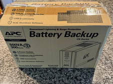 APC Battery Backup CS Series UPS 500VA 300W 6 Outlets USB Beige picture
