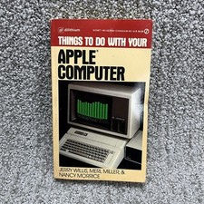 Vintage Things To Do With Your Apple Computer Paperback Book First Printing 1983 picture
