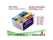 232 232XL Alternative No Chip Refillable Cartridge for WF-2950 XP-4200 XP-4205 picture
