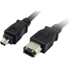 Belkin FireWire 400 1394 6-Pin Male to 1394 4-Pin Male Cable - 6 ft picture