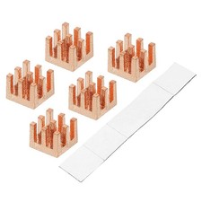 5pcs Copper Heatsink 6x6x5mm with Self Adhesive for IC Chipset Cooler picture