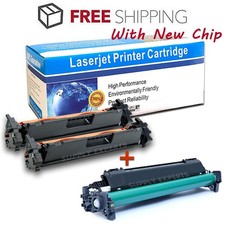 2x CF217A 17A Toner w/Chip + 1x CF219A Drum Kit for HP M102w M102a M130fn M130 picture