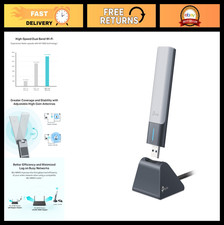 AX1800 USB WiFi 6 Adapter for Desktop PC, High Gain PC WiFi Adapter picture