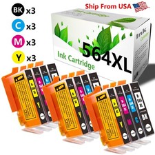 12Pack 564 564 XL Ink Cartridge Used For Officejet 4620 Photosmart D7560 Printer picture