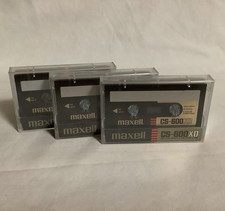 Sealed Maxell CS-600XD High Density Data Cassettes Lot of 3 Tapes picture