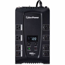 CyberPower Intelligent LCD 685VA/390W Simulated Sine Wave Line-Interactive UPS picture