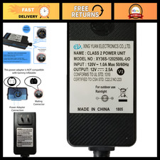 12V DC 2.5A Power Supply Adapter for Inflatable Devices - ETL Listed, Safe & Rel picture