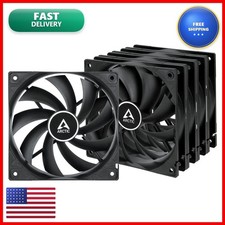 ARCTIC F12 (5 Pack) 120mm PC Case Fan 1350 RPM - Black picture