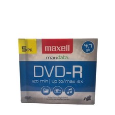 Maxell DVD-R Recordable Discs 4.7 GB, 120 Minutes, 16X, 100 Pack Spindle picture