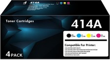 414A 414X High Yield Toner Cartridges 4 Pack| Replacement for 414A Work for Colo picture