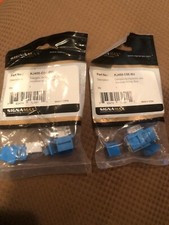 Lot of 2: KJ458-C5E-BU Signamax Cat5e Keystone Jack - Blue picture