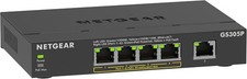 NETGEAR 5-Port Gigabit PoE+ Switch GS305P Unmanaged 4x 63W Desktop Wall picture