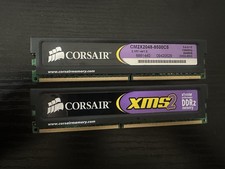 2 x 2GB DDR2 Corsair XMS2 PC2-8500 1066MHz 240-Pin DIMM RAM 5-5-5-15 picture