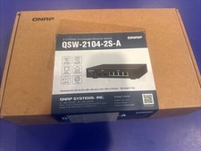 QNAP Ethernet Switch QSW-2104-2S-A, 4x 2.5GbE RJ45, 2x 10GbE SFP+ Fiber picture