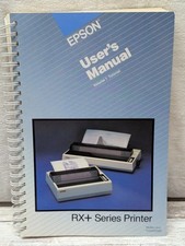 Vintage Epson RX+ Printer User Manual - Pre Owned  picture