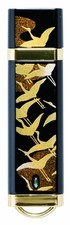 Japanese Maki-e USB Flush drive traditional design 