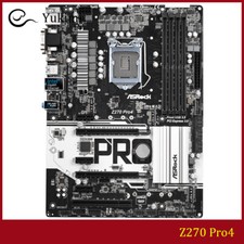 FOR ASROCK Z270 Pro4 DDR4 LGA 1151 64GB VGA DVI HDMI Motherboard Test OK picture