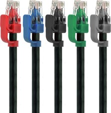 Mediabridge Cat6 Ethernet Patch Cable  5-Pack - 5 Feet  - Soft Flex Tab - RJ45 - picture