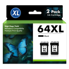 64 XL Ink Cartridge for HP 64XL ENVY 5542 6255 6258 7130 7132 7164 7855 7858 lot picture