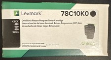 New Lexmark 78C10K0 Black Return Program Toner Cartridge picture