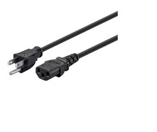 Lot of New 3 Prong AC Power Cord 3 Feet New picture