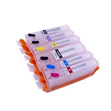 6PC PGI-480 CLI-481 Empty Ink Cartridge With Chip For Canon TS8140 TS9140 TS8340 picture