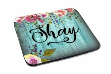 Custom Name Mouse Pad - Personalized Floral Pad Design picture