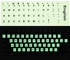 2PCS Pack Universal English Keyboard 7.09 x 2.56 inches, English-Glow picture
