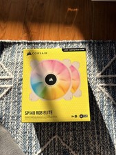 CORSAIR iCUE SP140 RGB ELITE Performance PWN 140mm Case Fan - White (2-Pack) picture