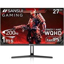 27 Inch WQHD 2560 x 1440 IPS Gaming Monitor, 200Hz 180Hz 1ms Computer Monitor... picture