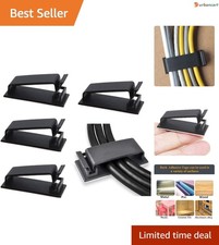 50-Pack Self-Adhesive Cable Management Clips for Clean & Organized Cabling picture