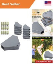 Mouse Station with Keys Grey 12 Pack, Key Required Mouse Stations picture