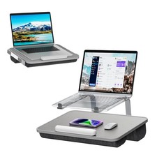 Lap Desk for Laptop, Elevated Laptop Stand for Bed, Fits up to 15.6