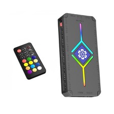 ARGB Fan Controller 9x 5V 3PIN Ports + 9x PWM Ports with Remote PC Hub picture