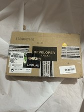 Genuine $130 On Amazon Lexmark 40X3743 Black Developer-New Sealed B3 picture