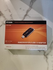 D-Link RangeBooster G USB 2.0 Adapter (WUA-2340) Gold Series NEW Open Package picture