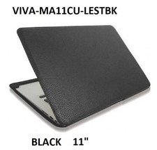 Viva VIVA-MA11CU-LESTBK Madrid Cuero Genuine Leather Sleeve MacBook Air 11