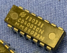 CD4002CN NSC MM5602AN VINTAGE 1980 14-Pin COLLECTOR CHIP RARE QTY-1 picture